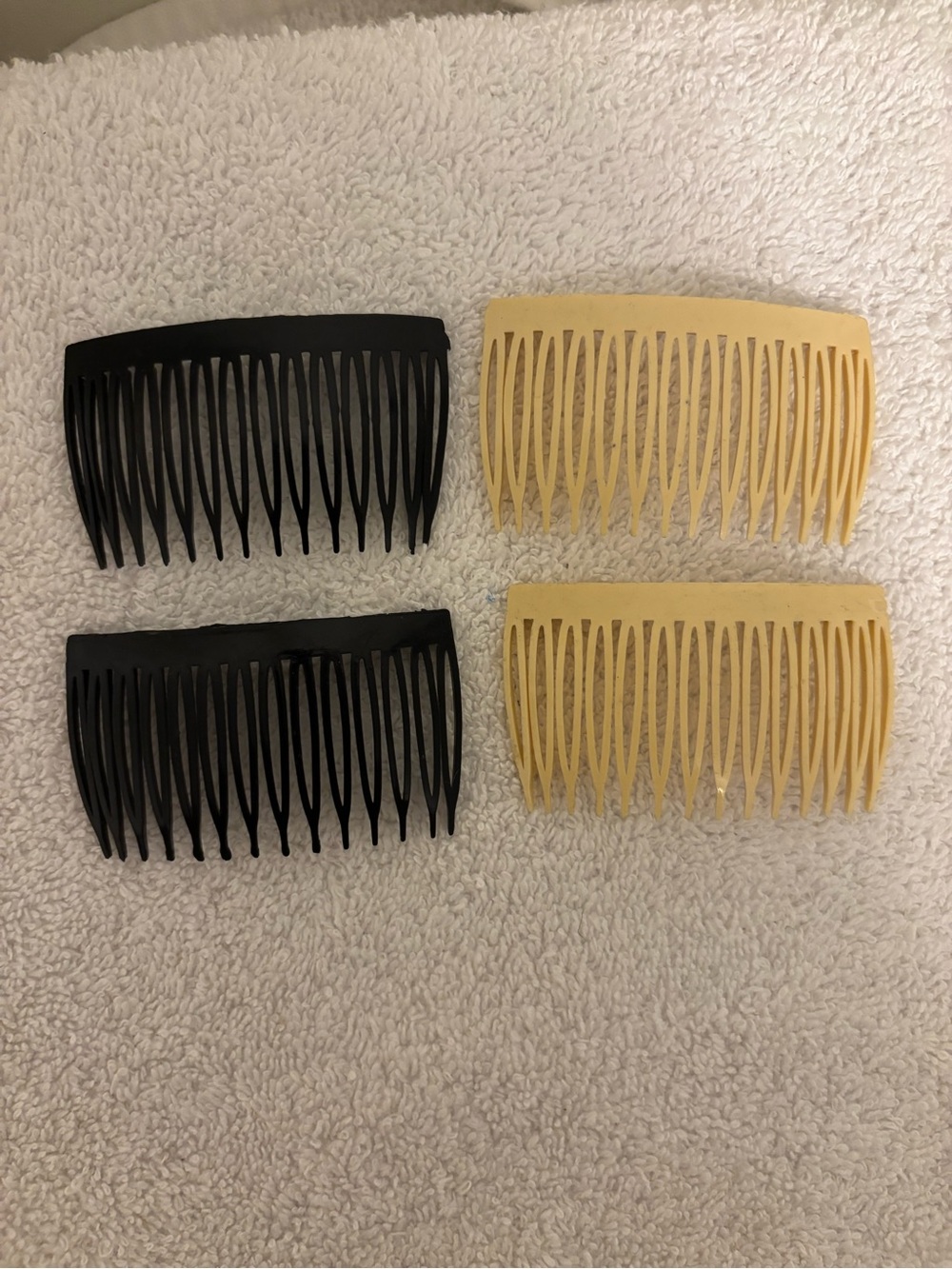 2 sets of vintage goody side combs
